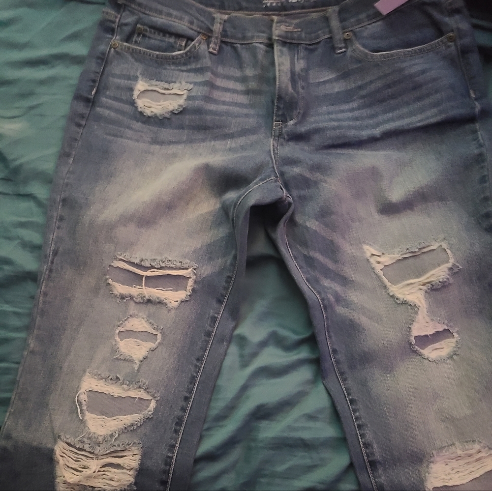 Ladies NY and Company Holey jeans